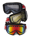 Limited Edition SPRAYGROUND SHARK GOGGLES WITH 3 INTERCHANGEABLE LENS