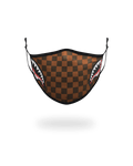 Limited Edition ADULT SHARKS IN PARIS SIDE SHARK FORM-FITTING FACE MASK