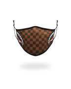 Limited Edition ADULT SHARKS IN PARIS SIDE SHARK FORM-FITTING FACE MASK