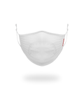 Limited Edition ADULT WHITE ON WHITE SHARK FORM-FITTING FACE MASK
