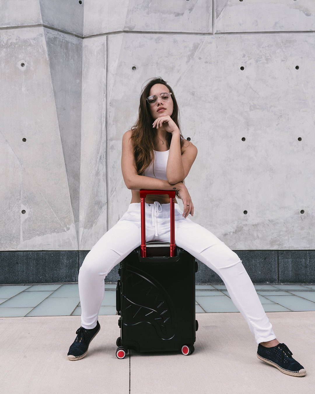 Limited Edition SHARKITECTURE MOLDED 22 CARRY-ON LUGGAGE