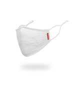 Limited Edition ADULT WHITE ON WHITE SHARK FORM-FITTING FACE MASK