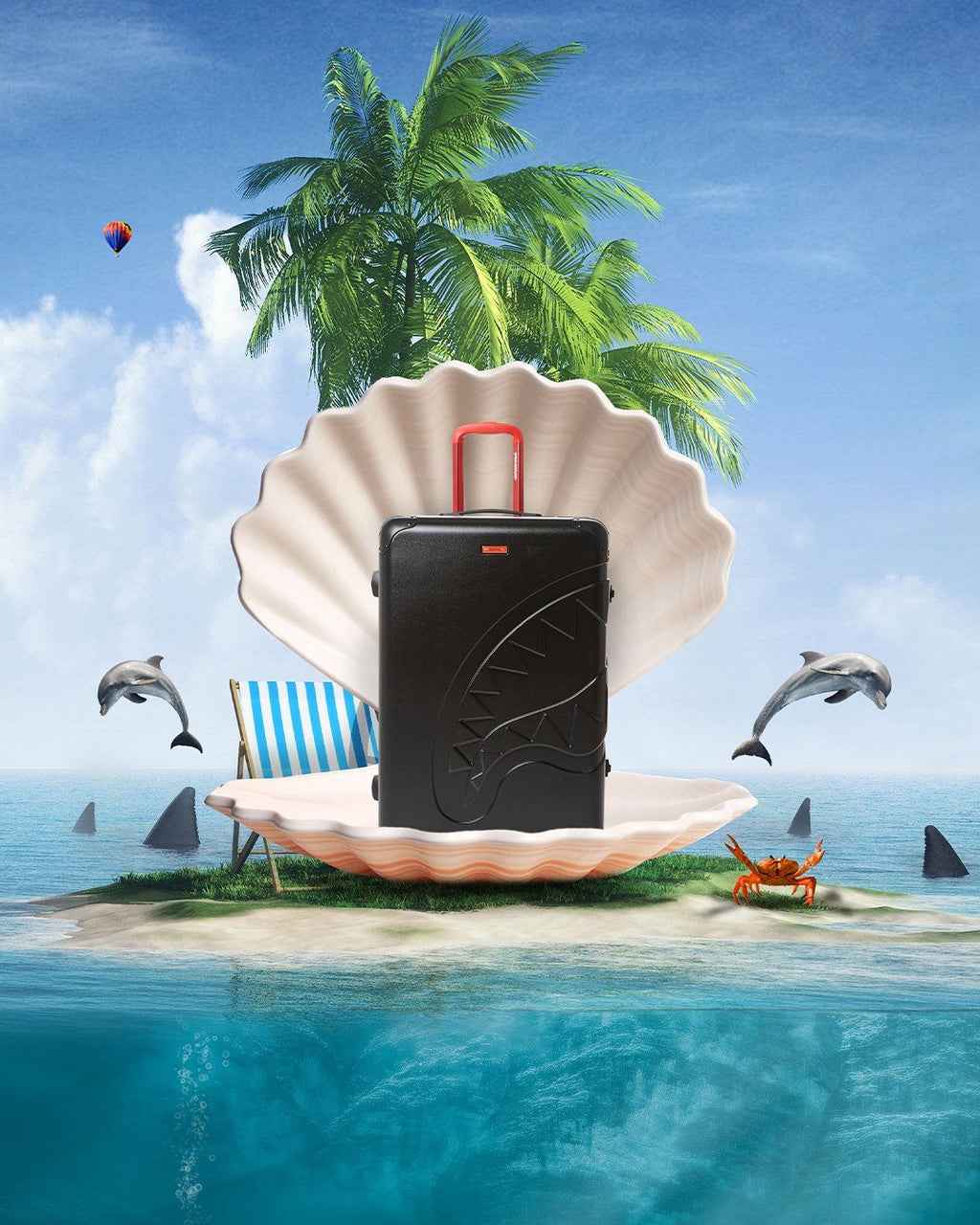 Limited Edition SHARKITECTURE MOLDED 29 FULL-SIZE LUGGAGE