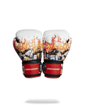 Limited Edition WHITE FIRE MONEY BOXING GLOVES