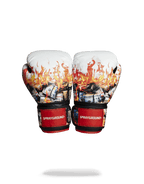 Limited Edition WHITE FIRE MONEY BOXING GLOVES