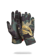 Limited Edition GOLD STENCIL CAMO GLOVES