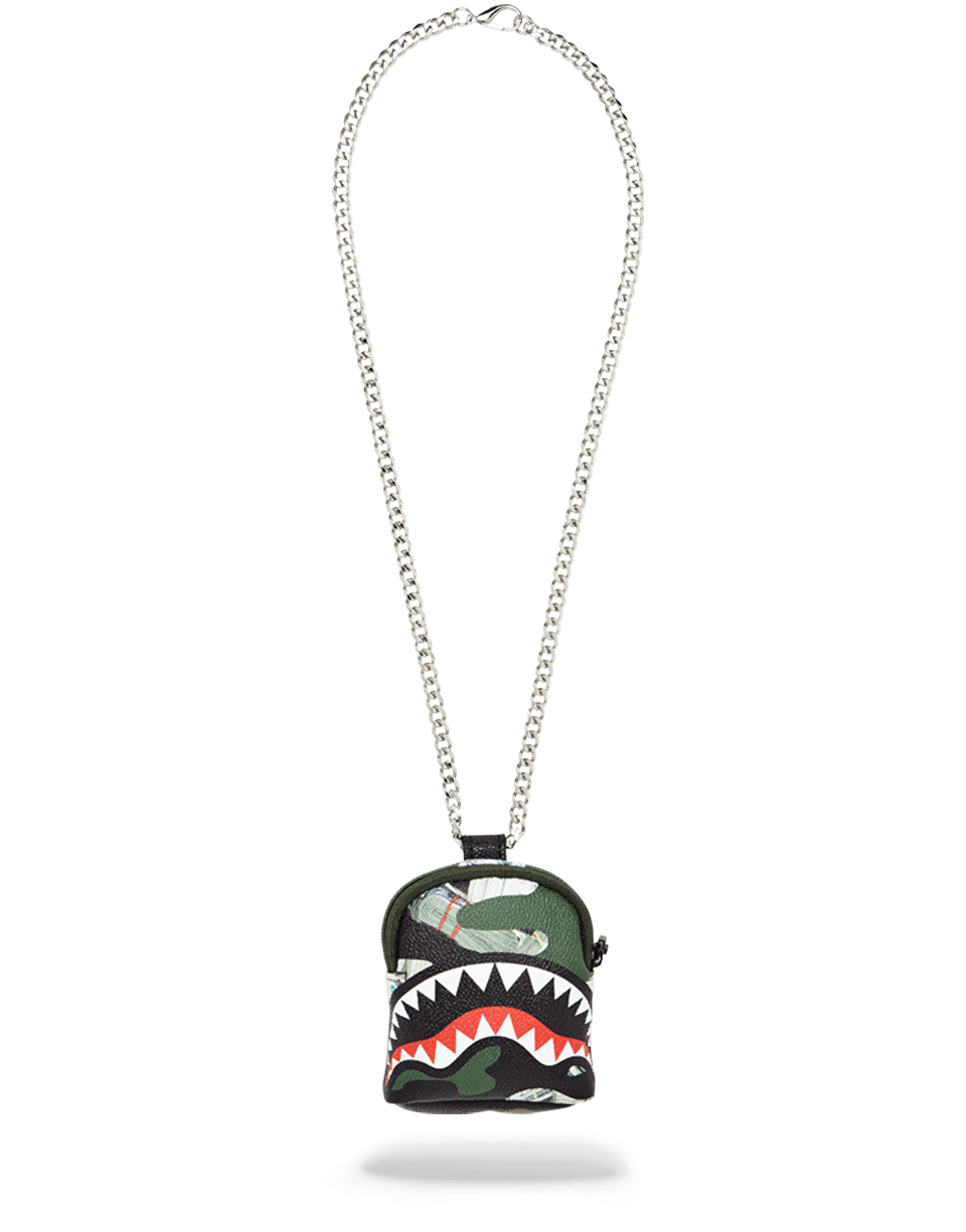 Limited Edition CAMO MONEY SHARK BACKPACK CHAIN