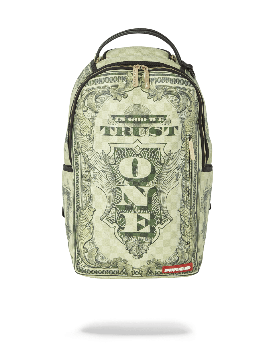 Limited Edition IN GOD WE TRUST GREEN BACKPACK ONE OF ONE