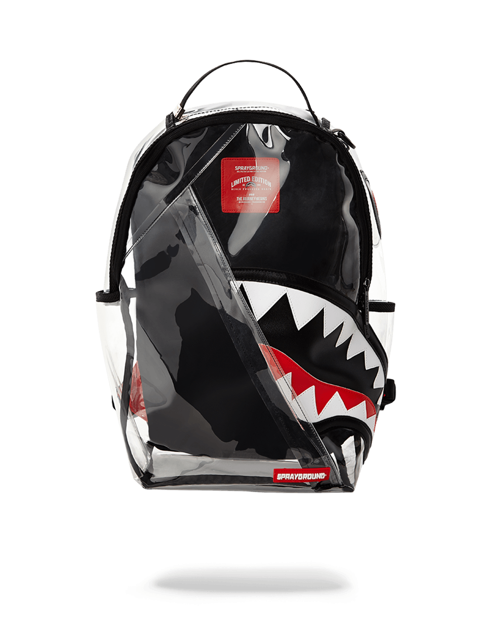 Limited Edition ANGLED 2020 VISION SHARK CLEAR BACKPACK