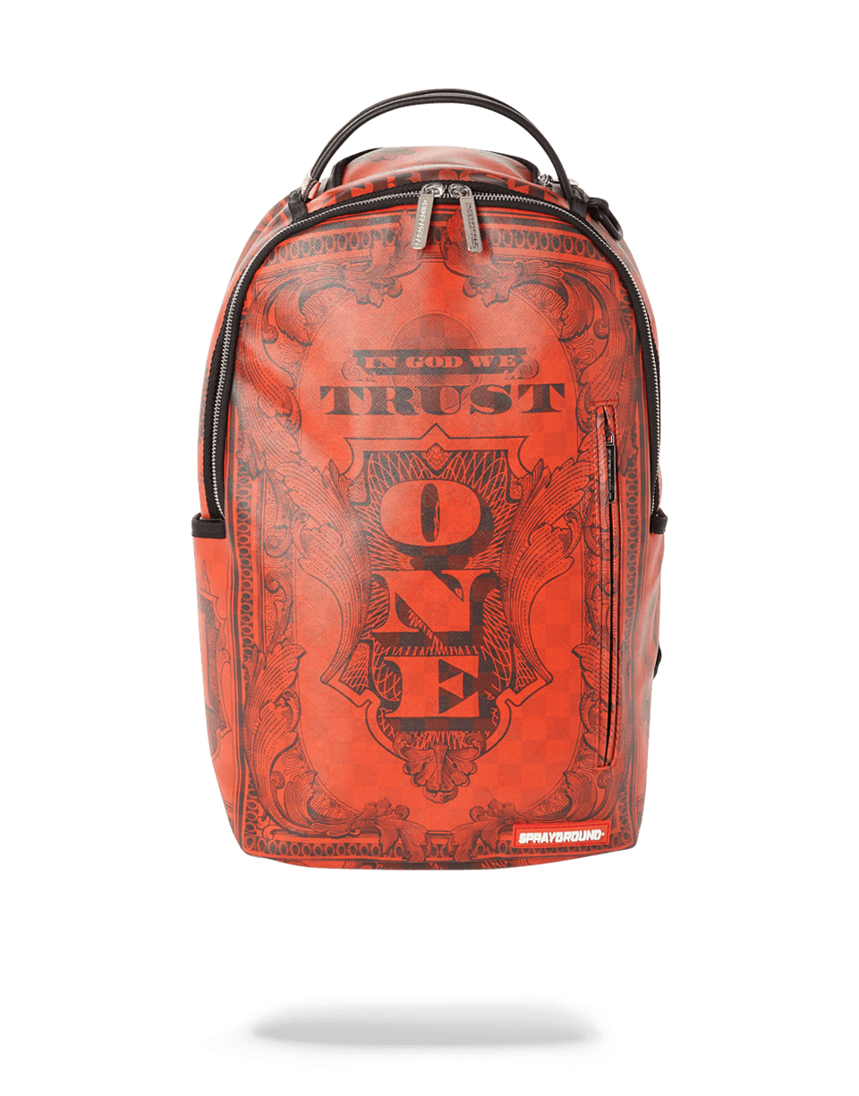 Limited Edition IN GOD WE TRUST RED BACKPACK ONE OF ONE