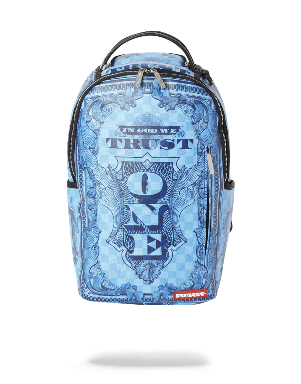 Limited Edition IN GOD WE TRUST BLUE BACKPACK ONE OF ONE