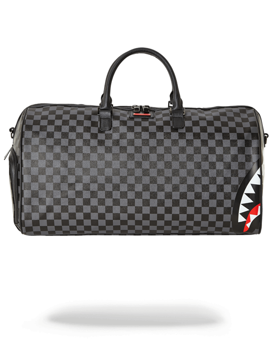 Limited Edition SHARKS IN PARIS BLACK CHECKERED EDITION DUFFLE