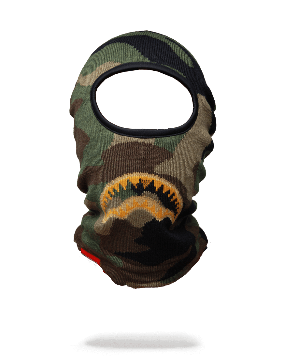 Limited Edition GOLD KNIT SHARK MOUTH SKI MASK