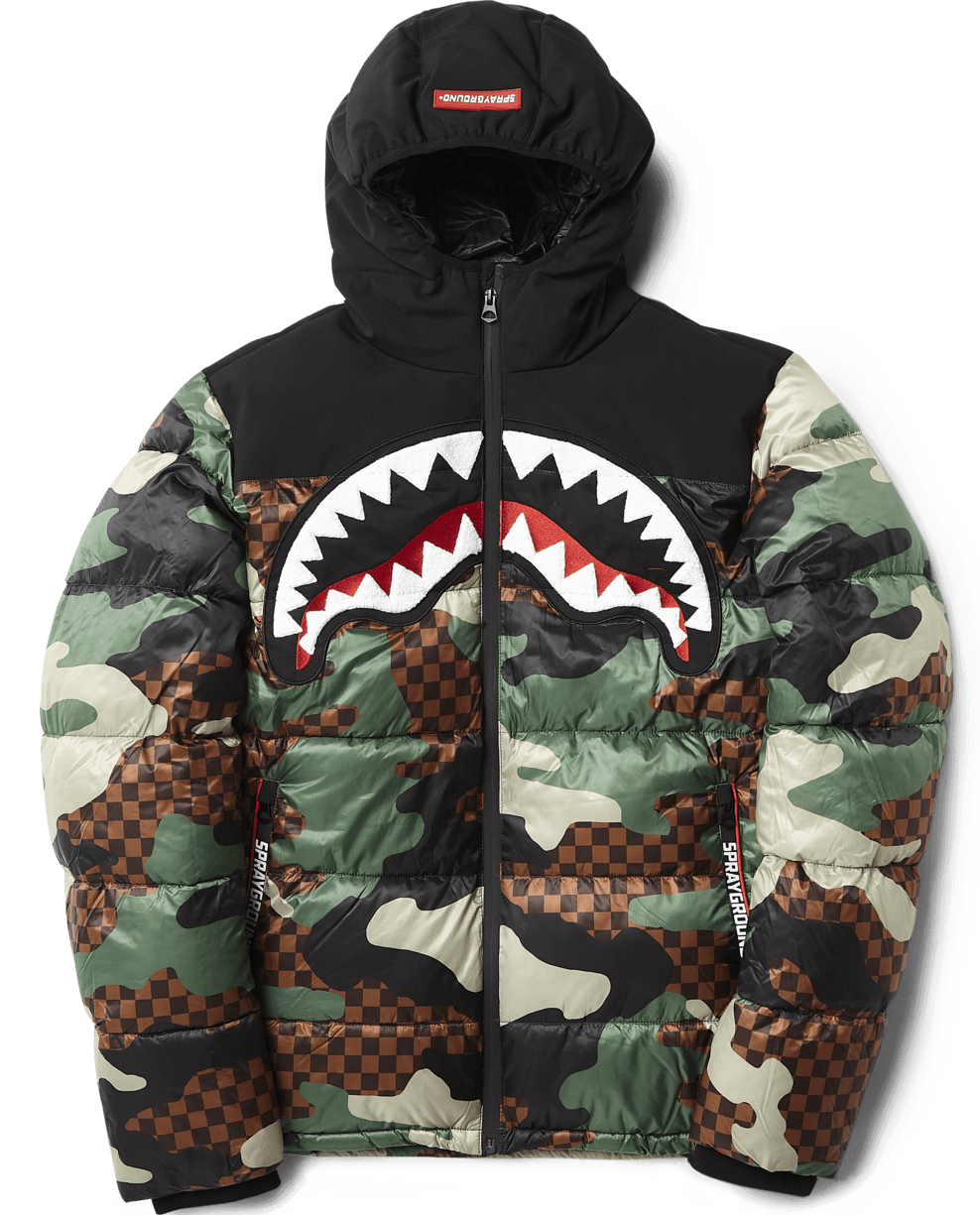 Limited Edition CAMO CHECKERED PUFFER