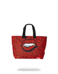 Limited Edition RED LEOPARD LIPS TOTE