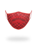 Limited Edition SHARKS IN PARIS RED FORM-FITTING MASK