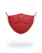 Limited Edition SHARKS IN PARIS RED FORM-FITTING MASK