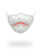 Limited Edition SHARKS IN PARIS WHITE FORM-FITTING MASK