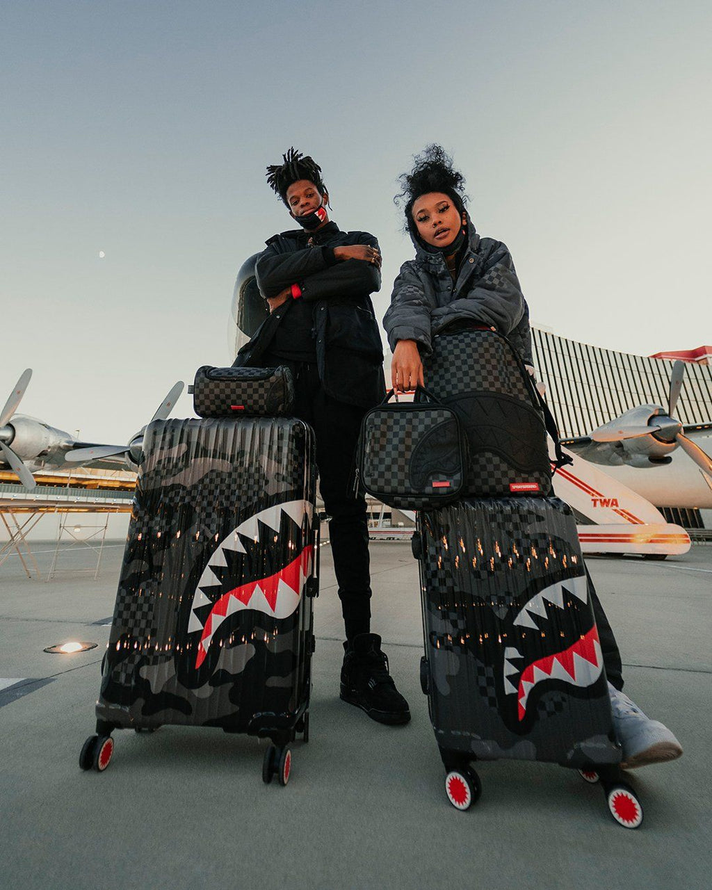 Limited Edition 3AM SHARKNAUTICS 22 CARRY-ON LUGGAGE