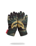 Limited Edition GOLD STENCIL CAMO GLOVES