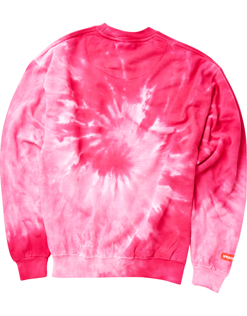 Limited Edition DISRUPTIVE BEHAVIOR DISORDER CREW PINK TIE DYE