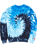 Limited Edition DISRUPTIVE BEHAVIOR DISORDER CREW ROYAL BLUE TIE DYE