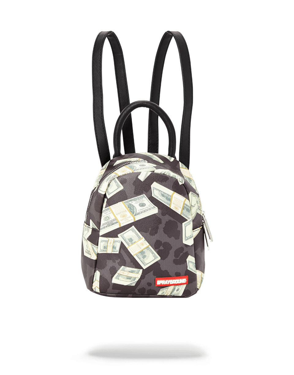 Limited Edition MONEY ON BLACK LEOPARD PRINT MINI