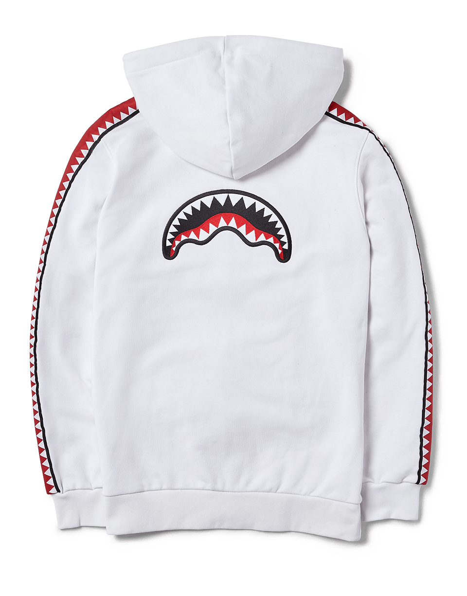 Limited Edition SHARKTRACK SPUCCI ZIPUP HOODIE WHITE