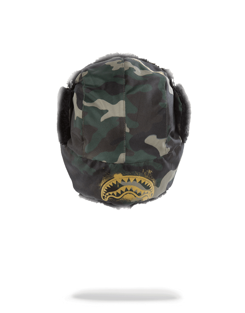 Limited Edition GOLD STENCIL CAMO AVIATOR HAT