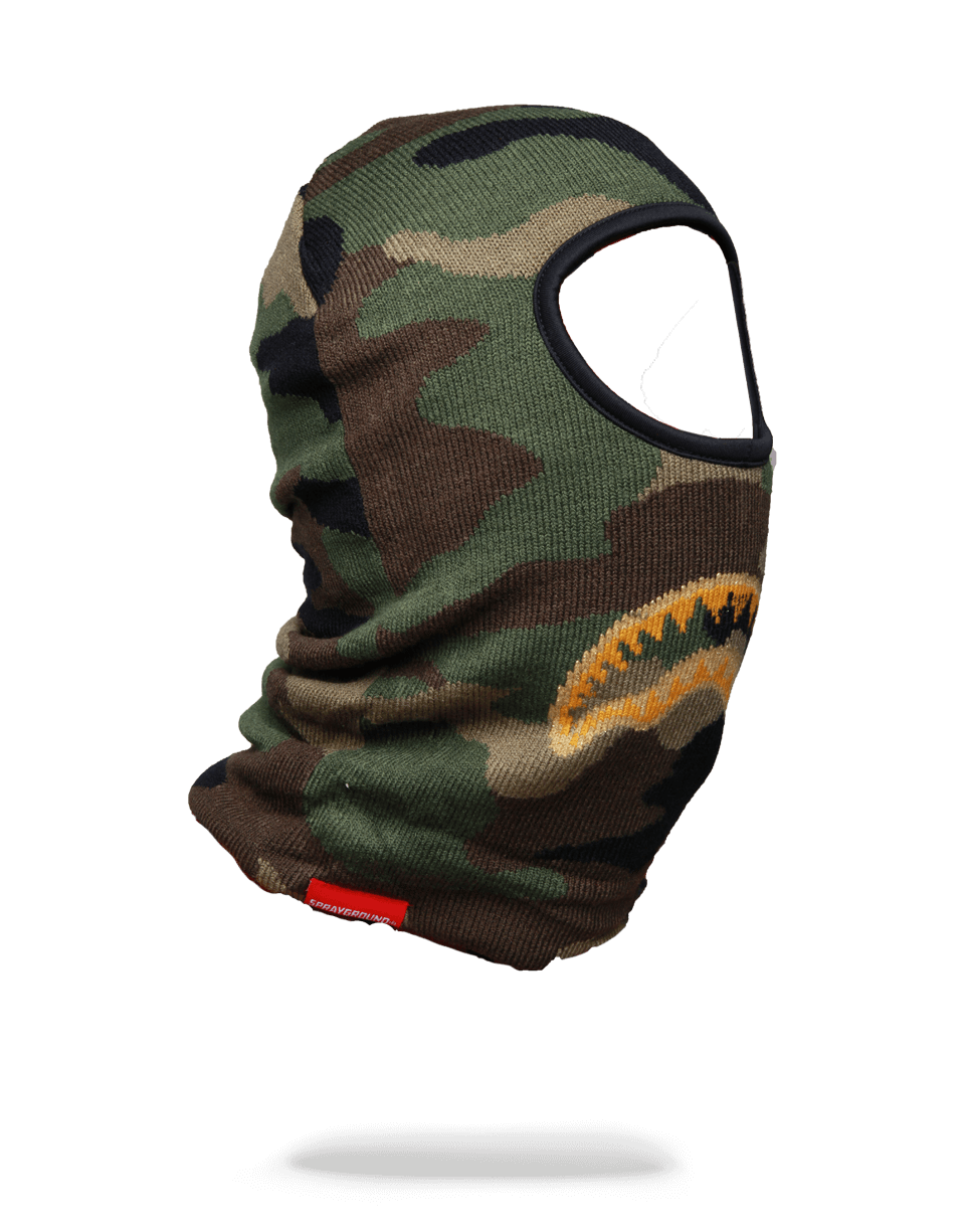 Limited Edition GOLD KNIT SHARK MOUTH SKI MASK