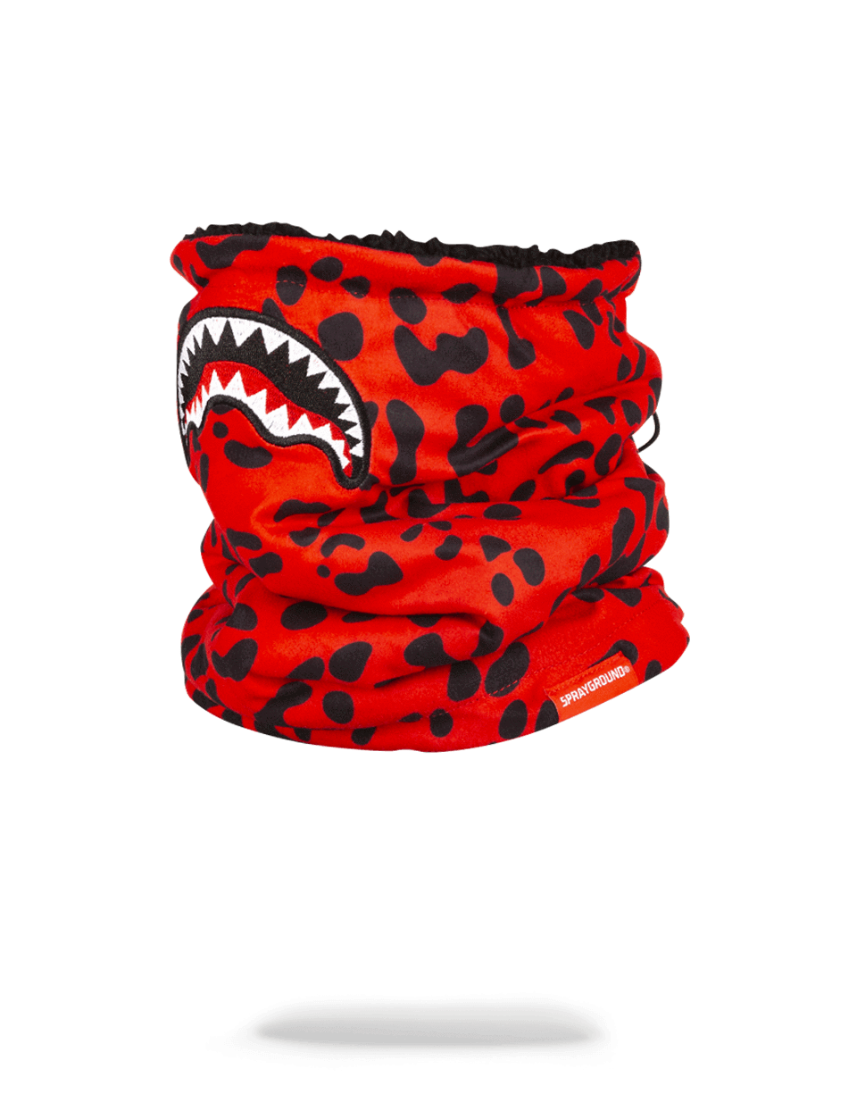Limited Edition RED LEOPARD NECK WARMER