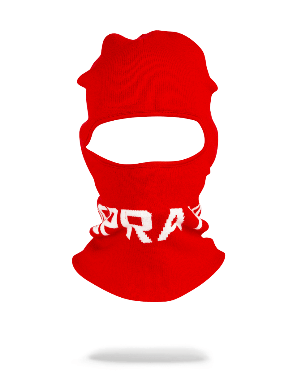 Limited Edition RED SPRAYGROUND LOGO SKI MASK