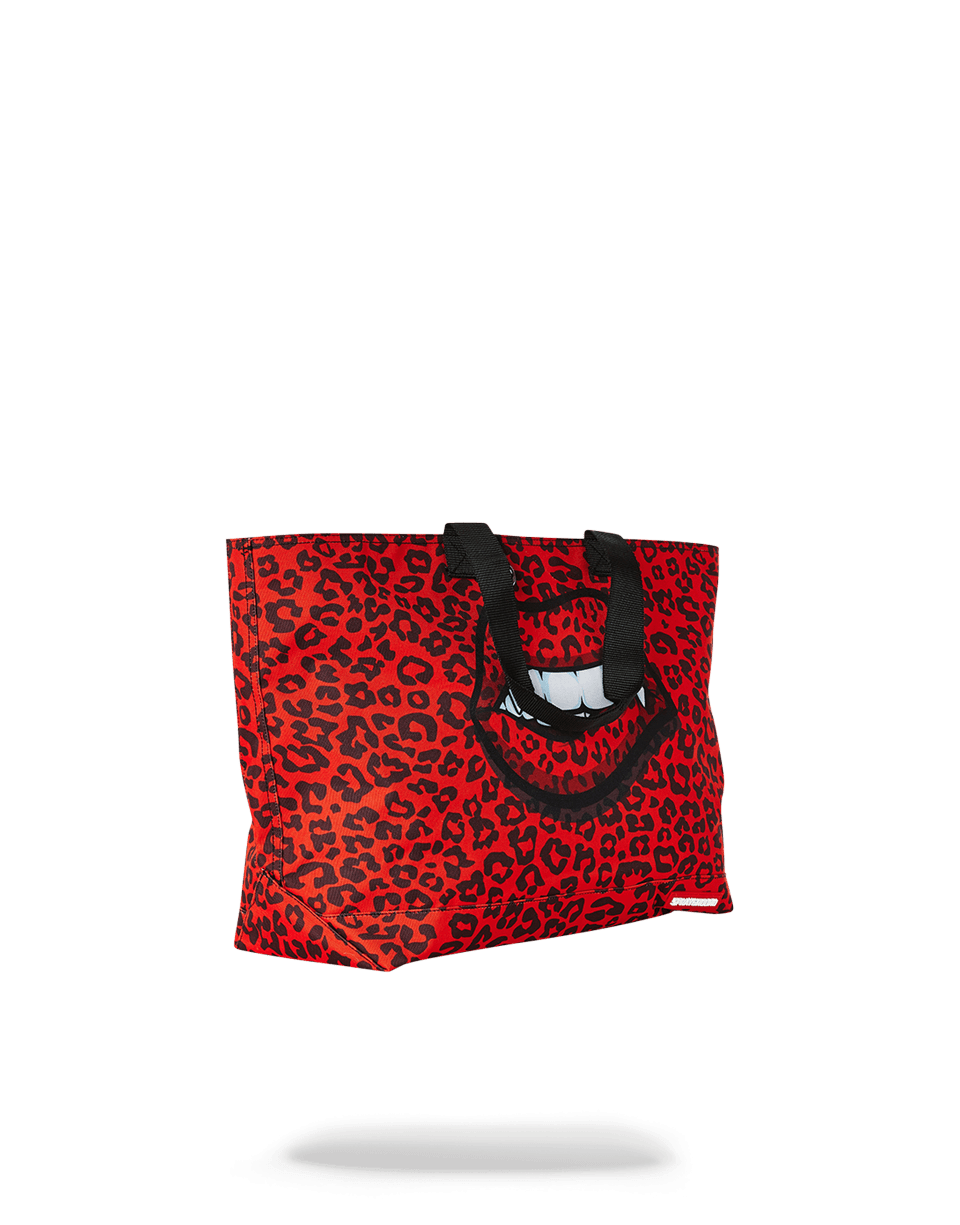 Limited Edition RED LEOPARD LIPS TOTE