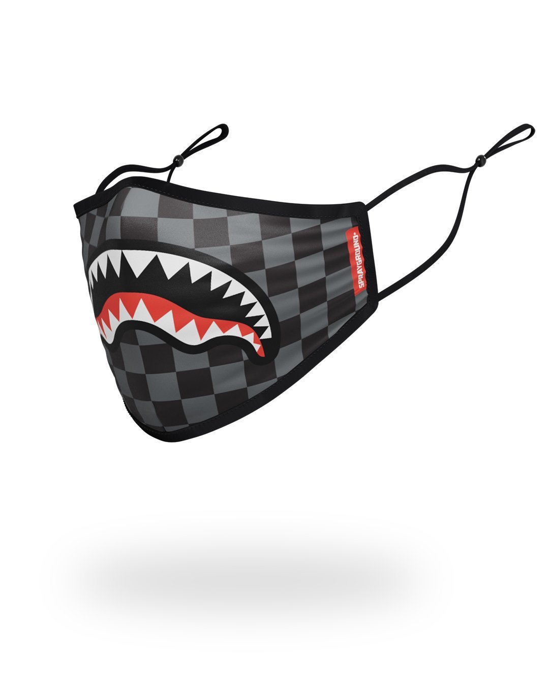 Limited Edition ADULT SHARKS IN PARIS GREY FORM FITTING FACE MASK