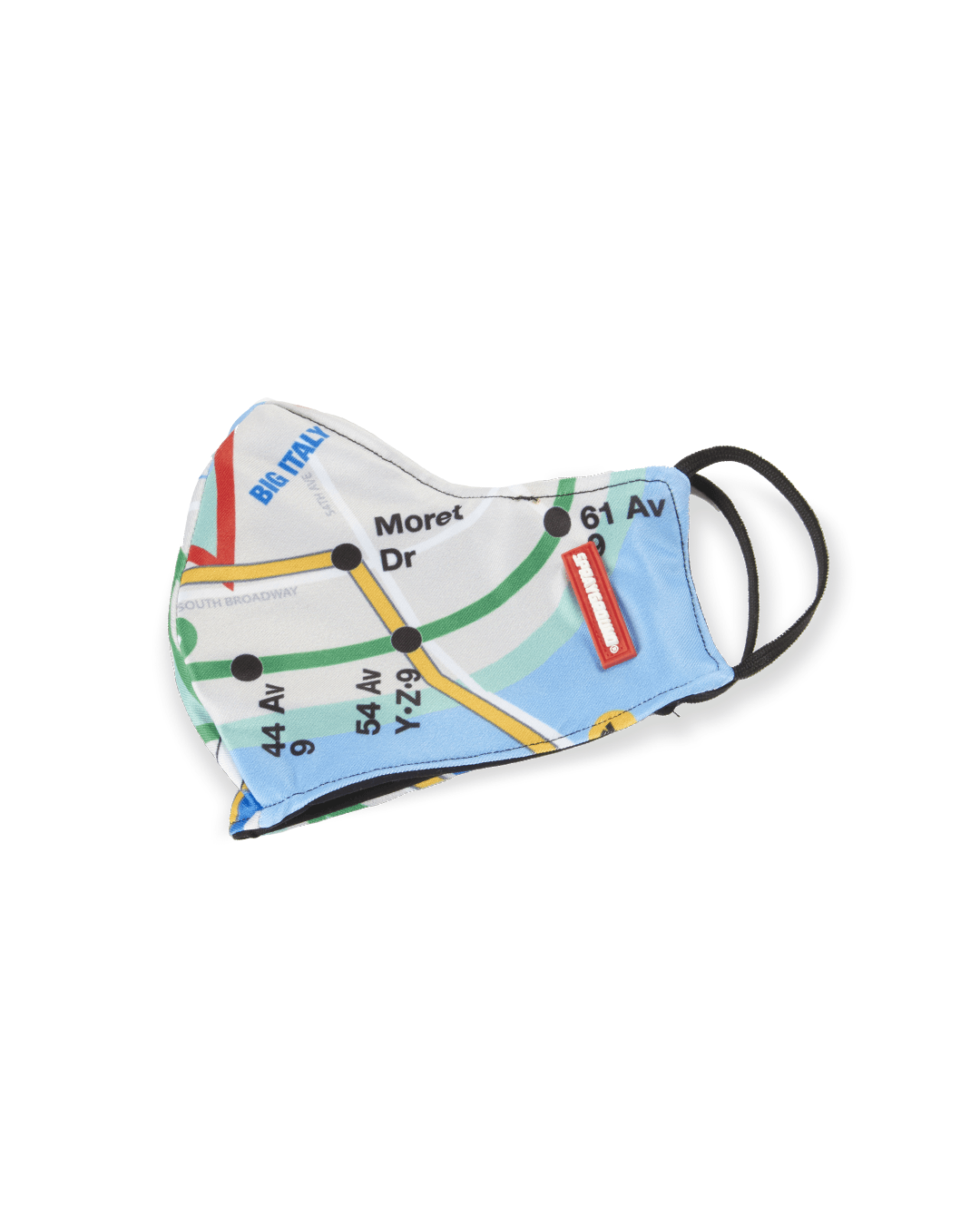 Limited Edition NYC SHARK MAP MASK FORM-FITTING