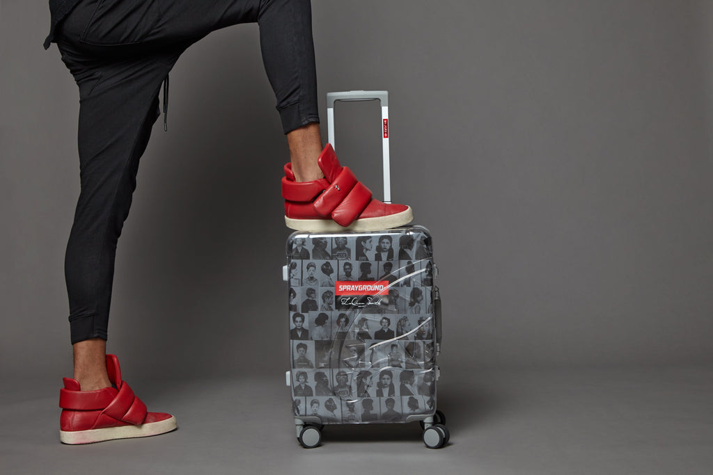 Limited Edition LAQUAN SMITH EMBOSSED CLEAR 3M CARRY-ON