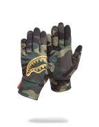 Limited Edition GOLD STENCIL CAMO GLOVES