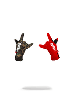 Limited Edition LEFT RED RIGHT CAMO MONEY DRIPS GLOVES