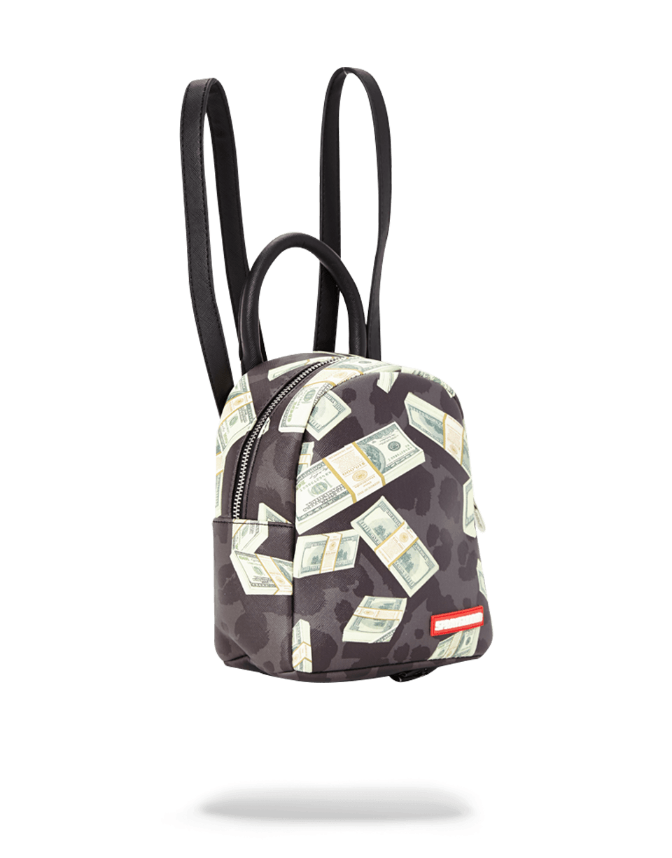 Limited Edition MONEY ON BLACK LEOPARD PRINT MINI