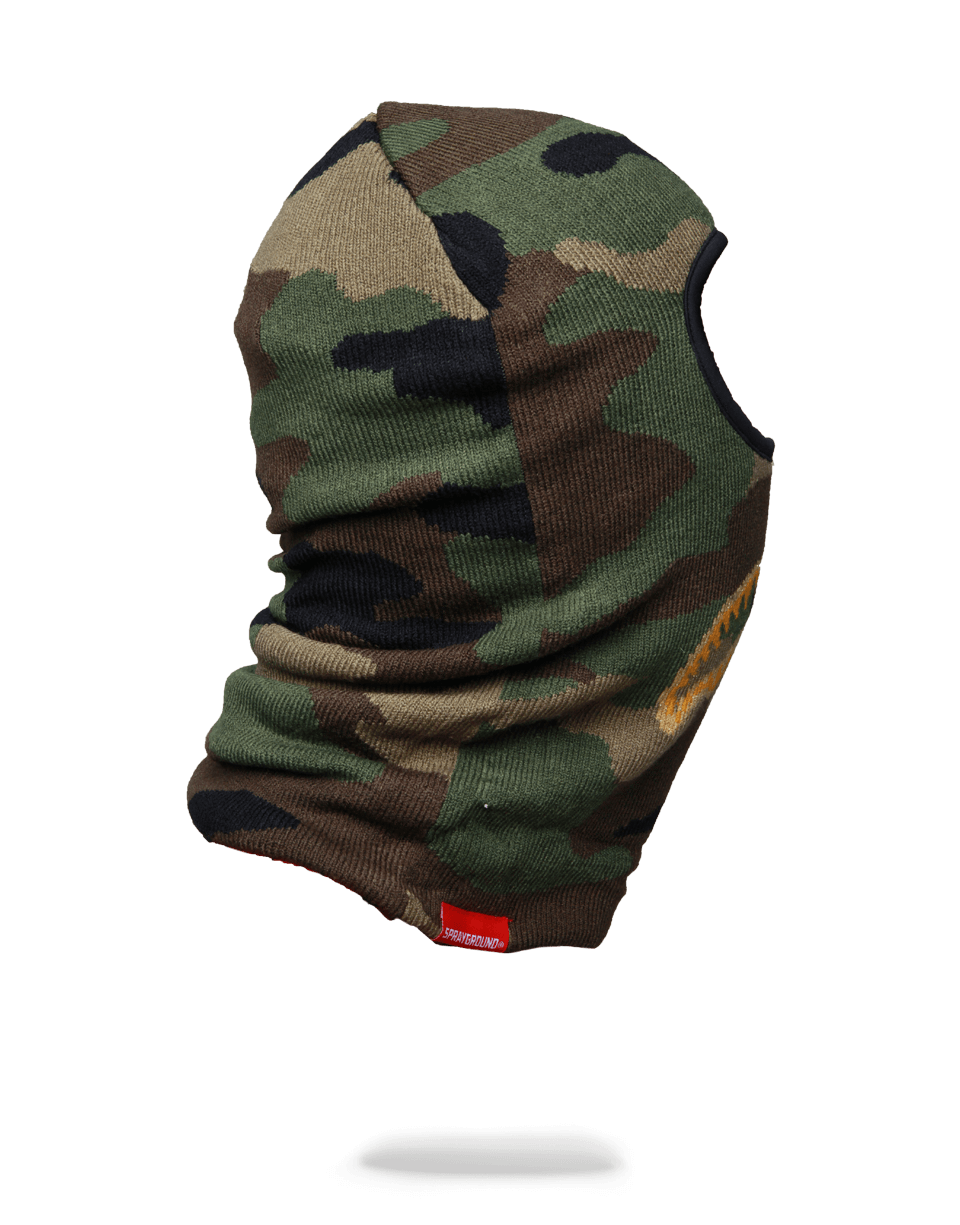 Limited Edition GOLD KNIT SHARK MOUTH SKI MASK