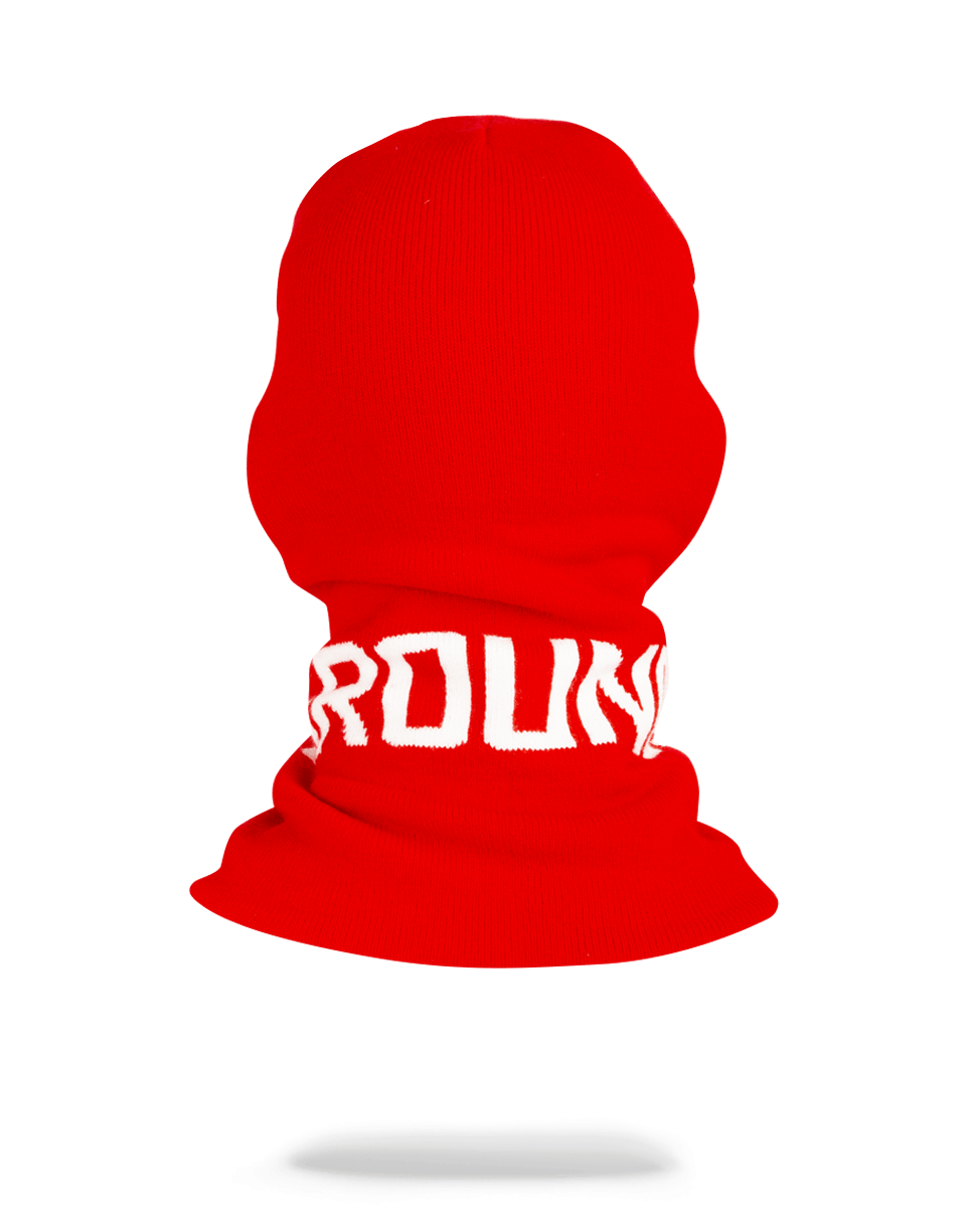Limited Edition RED SPRAYGROUND LOGO SKI MASK