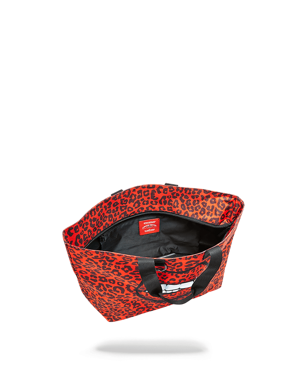 Limited Edition RED LEOPARD LIPS TOTE