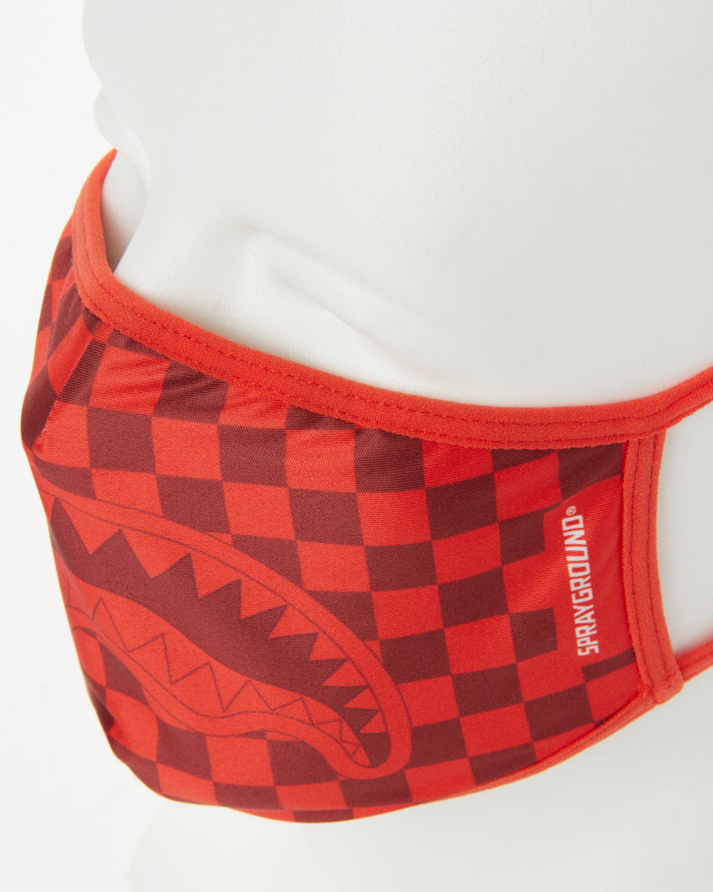 Limited Edition SHARKS IN PARIS RED FORM-FITTING MASK