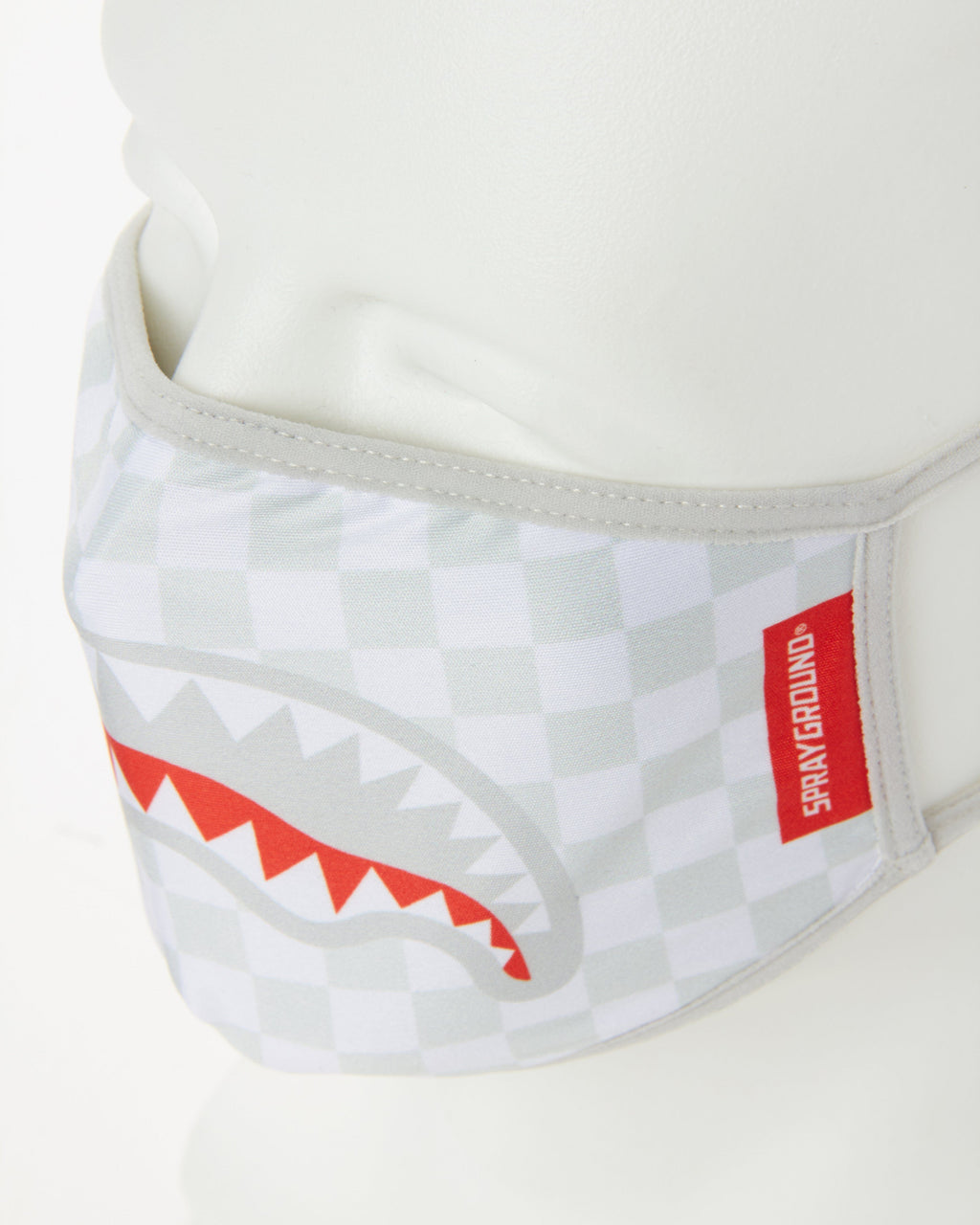 Limited Edition SHARKS IN PARIS WHITE FORM-FITTING MASK