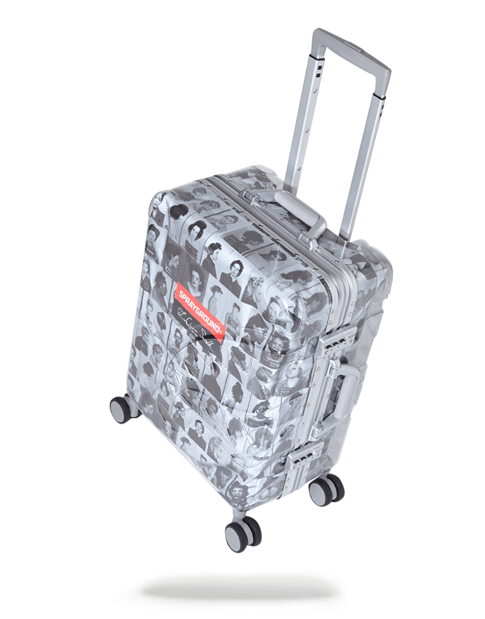 Limited Edition LAQUAN SMITH EMBOSSED CLEAR 3M CARRY-ON