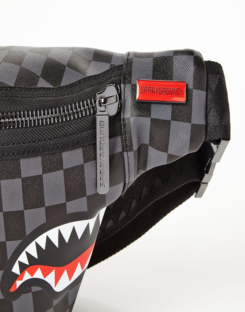 Limited Edition SHARKS IN PARIS BLACK CHECKERED EDITION CROSSBODY