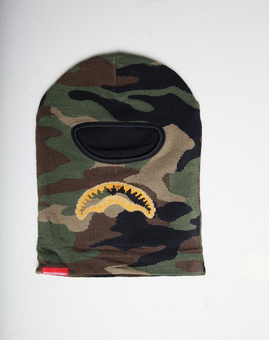 Limited Edition GOLD KNIT SHARK MOUTH SKI MASK