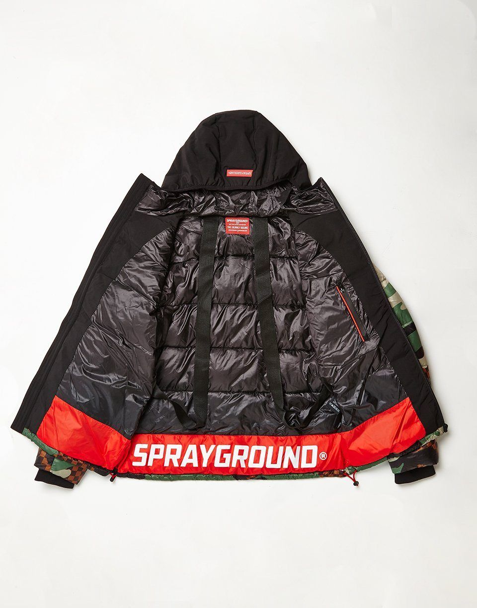 Limited Edition CAMO CHECKERED PUFFER