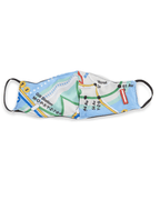 Limited Edition NYC SHARK MAP MASK FORM-FITTING