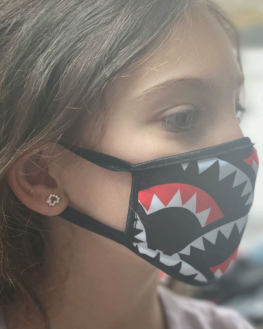 Limited Edition KIDS SHARKMOUTH PATTERN MASK CLASSIC FIT